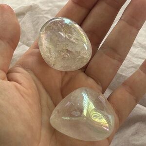 Angel aura clear quartz Crystal Stones